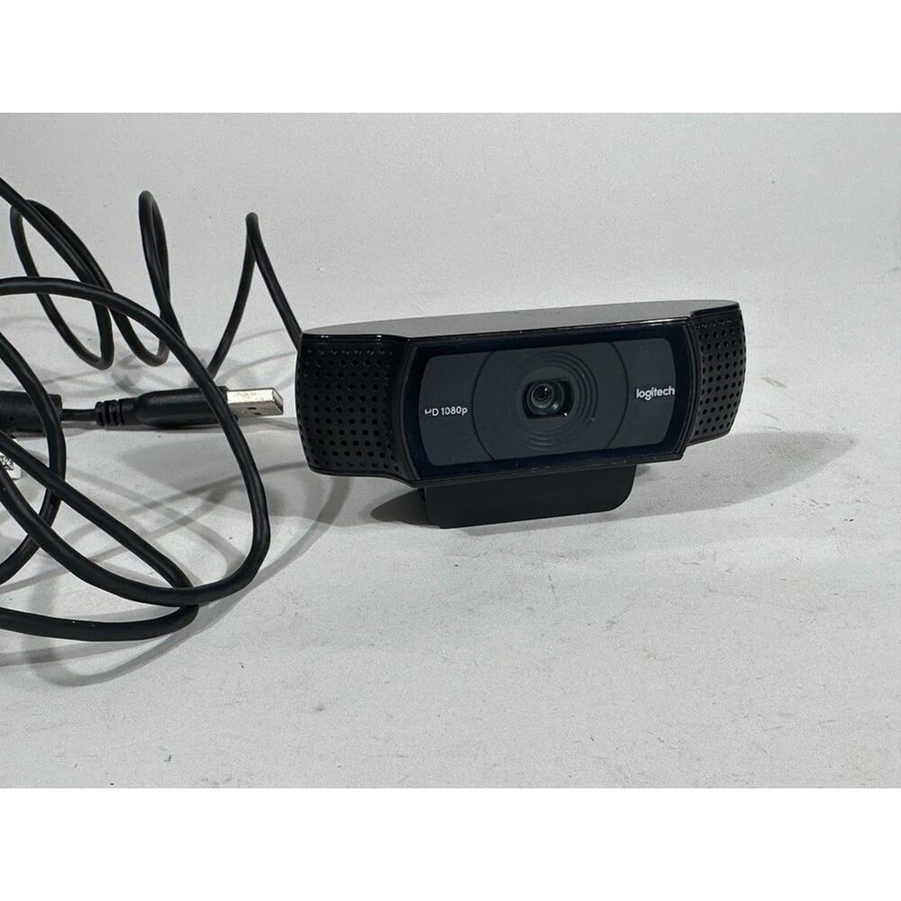 Logitech HD 1080p USB Webcam Video Camera w/ Mount – Tested Working